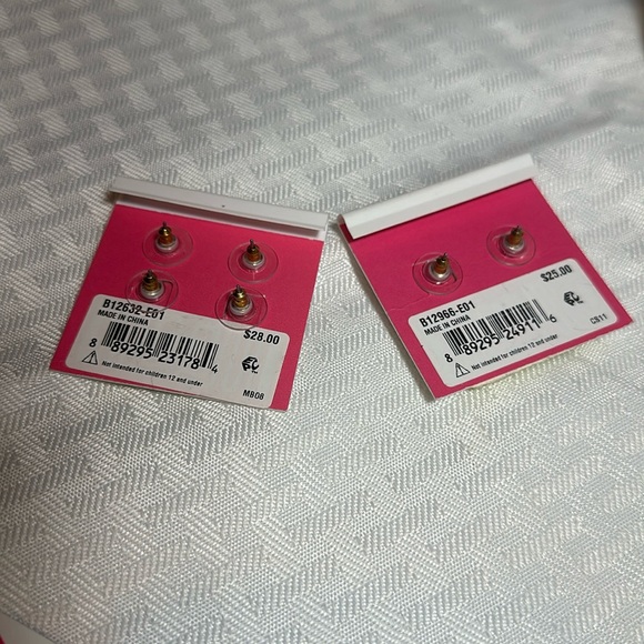 Betsey Johnson earrings New stars moon heart - Picture 4 of 6